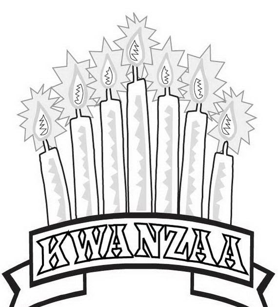kwanzaa coloring page