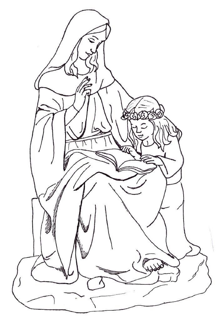 catholic saints coloring pages