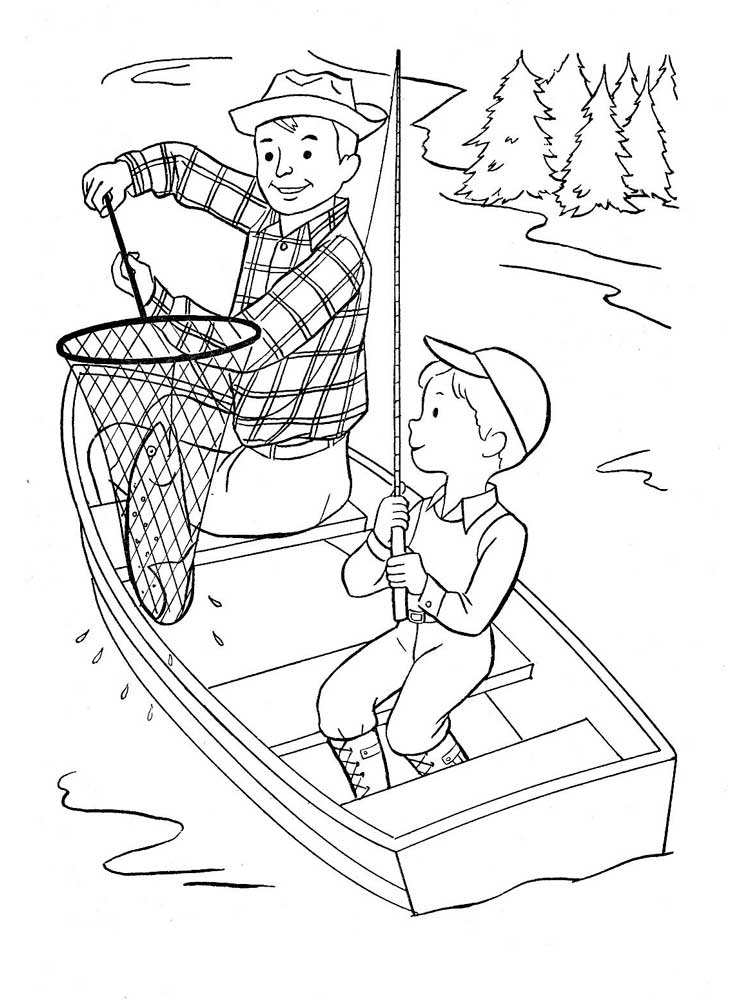fishing coloring pages for adults fishing coloring pages for adults