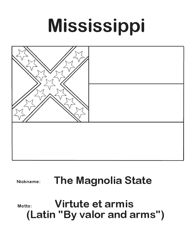 state flags coloring pages