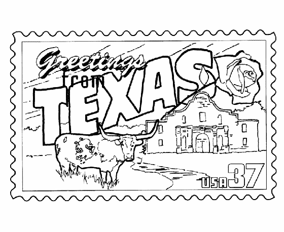 texas coloring page texas coloring page