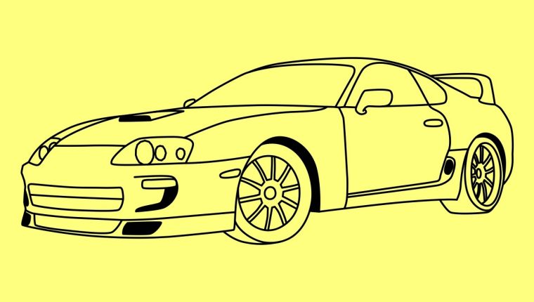 toyota supra coloring pages toyota supra coloring pages