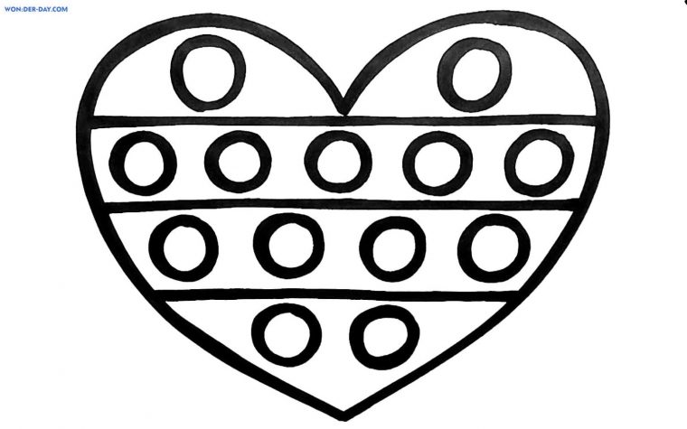 simple dimple coloring page