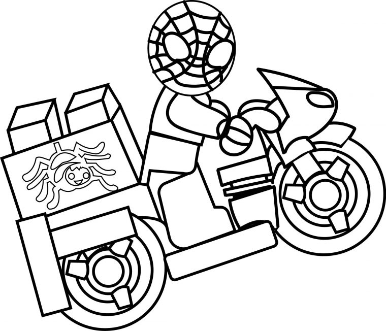 spiderman motorcycle coloring pages spiderman motorcycle coloring pages