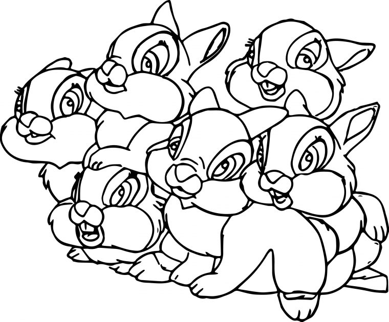 thumper coloring pages thumper coloring pages