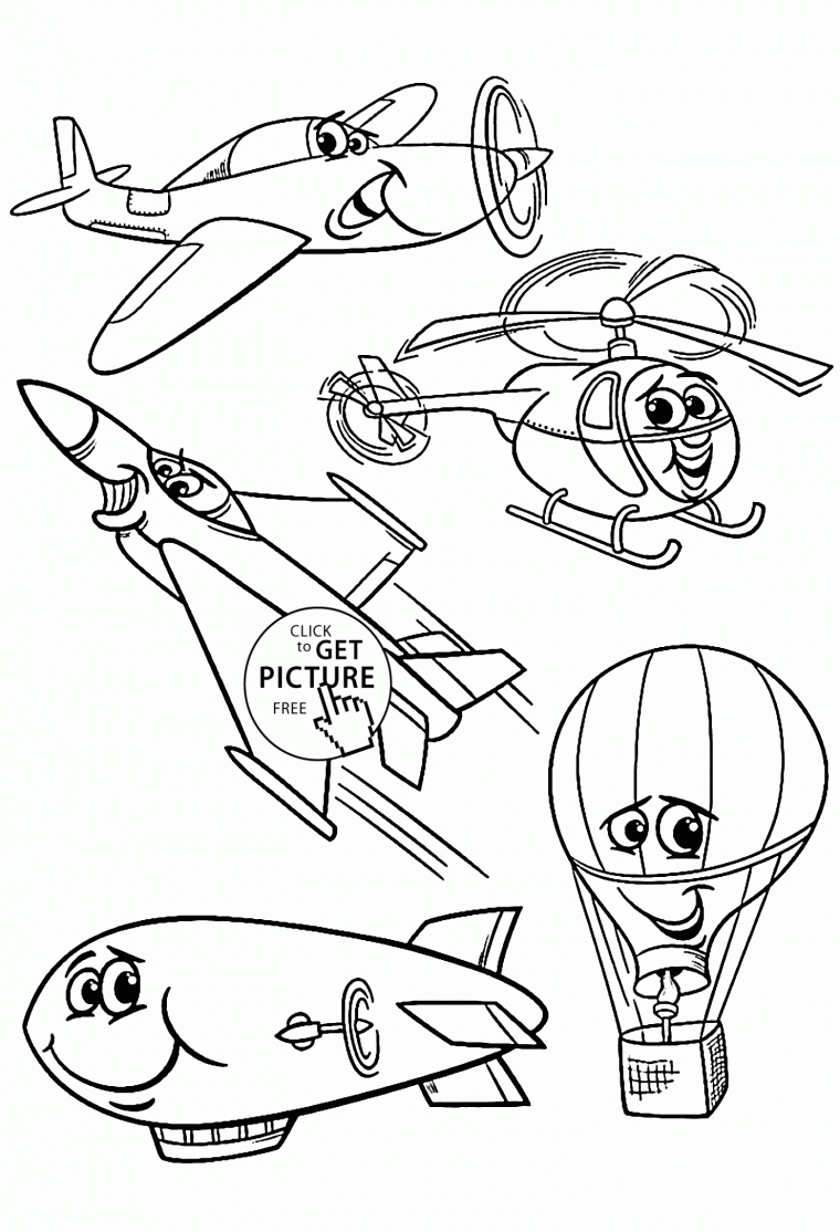 transportation coloring pages for preschool