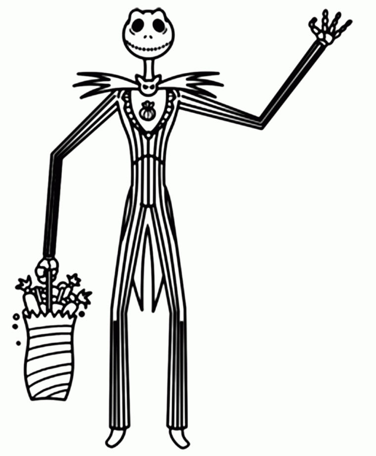 jack the pumpkin king coloring pages