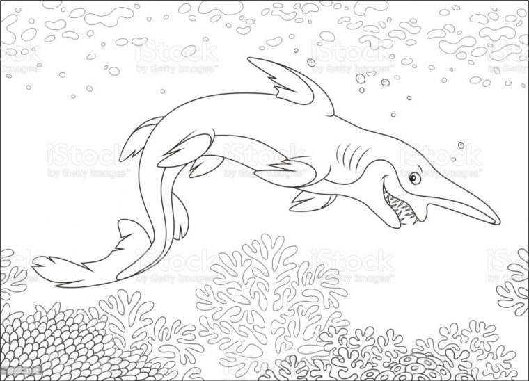 goblin shark coloring page