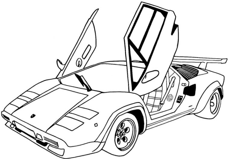 lamborghini huracan coloring pages