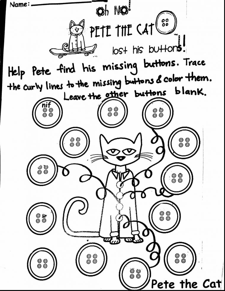 pete the cat coloring pages free