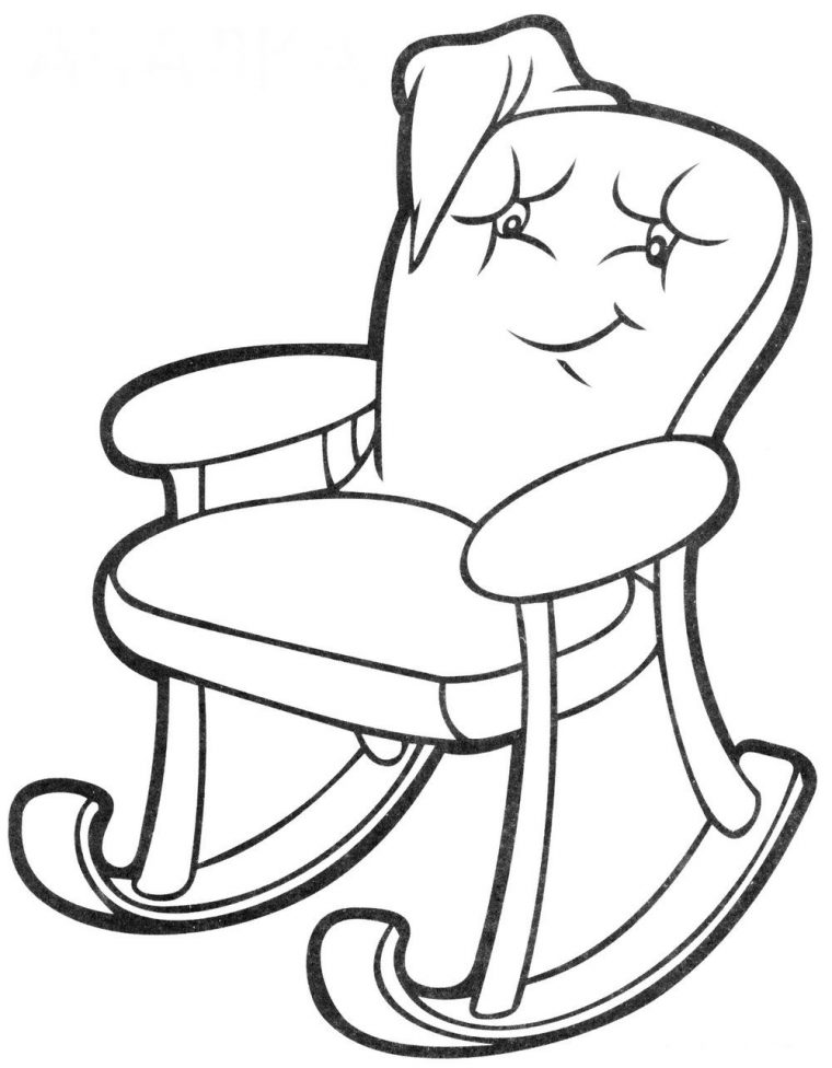 furniture coloring pages