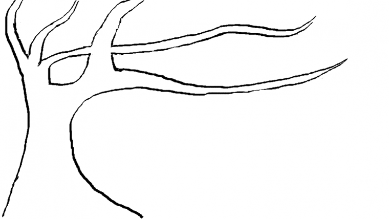 branch coloring page branch coloring page