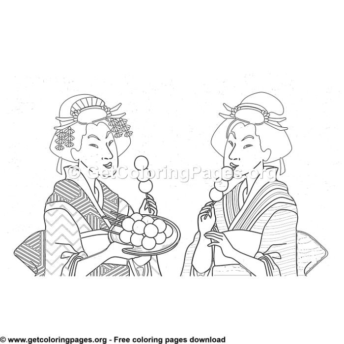 mochi coloring pages