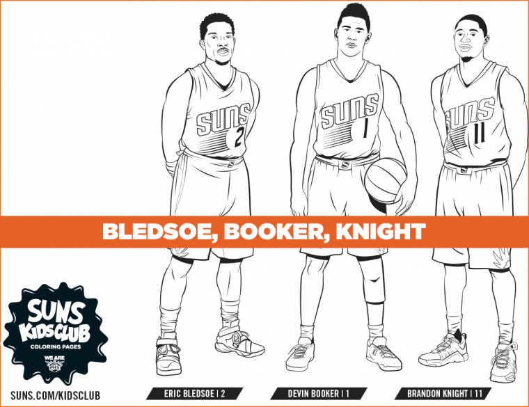 phoenix suns coloring page