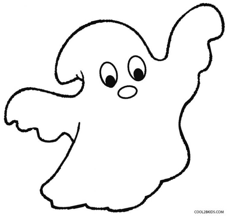 coloring pages of ghost