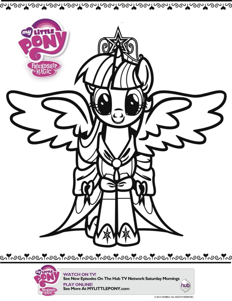 coloring pages twilight sparkle