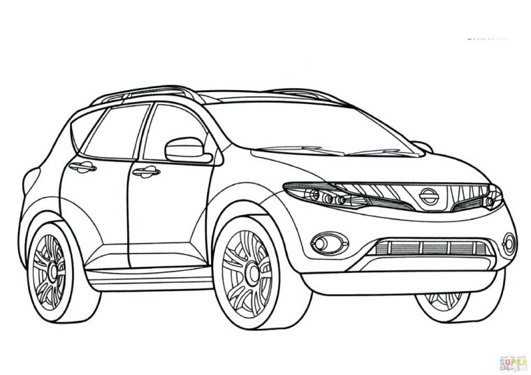 nissan gtr coloring pages