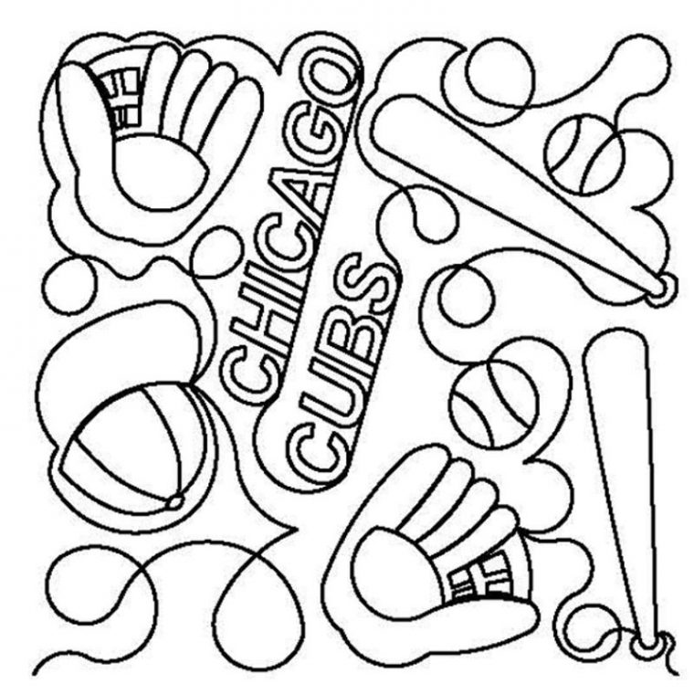 cubs coloring pages cubs coloring pages