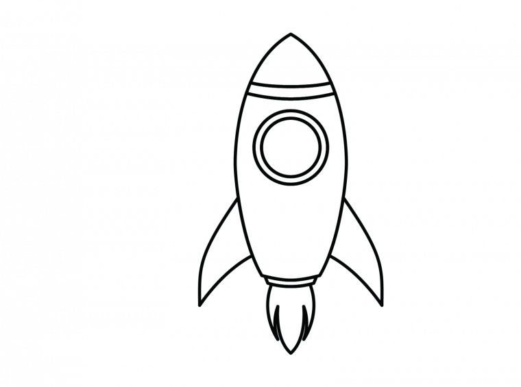 rocket coloring pages printable