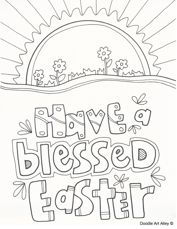 jesus is risen coloring page