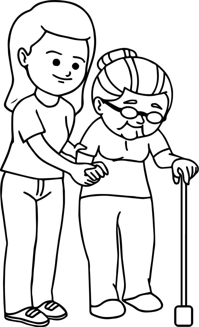 helping others coloring pages for preschoolers