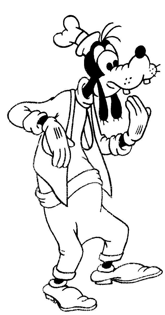 printable goofy coloring pages printable goofy coloring pages
