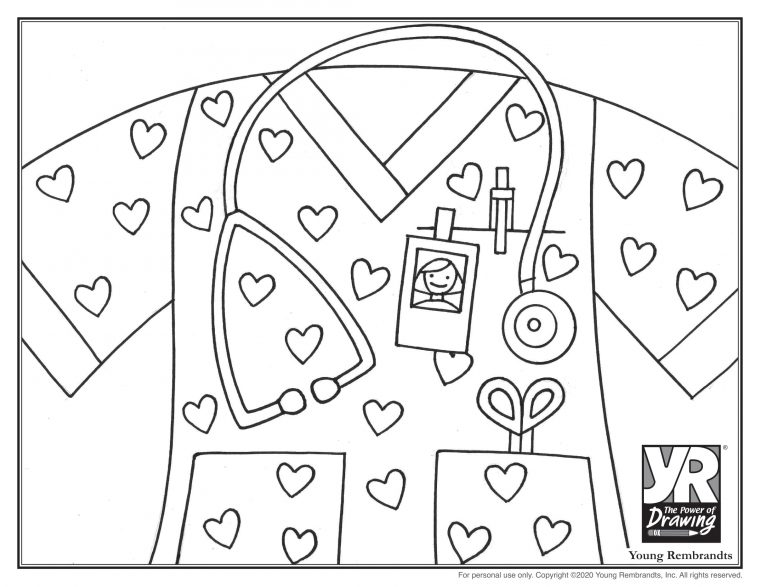 nursing coloring pages