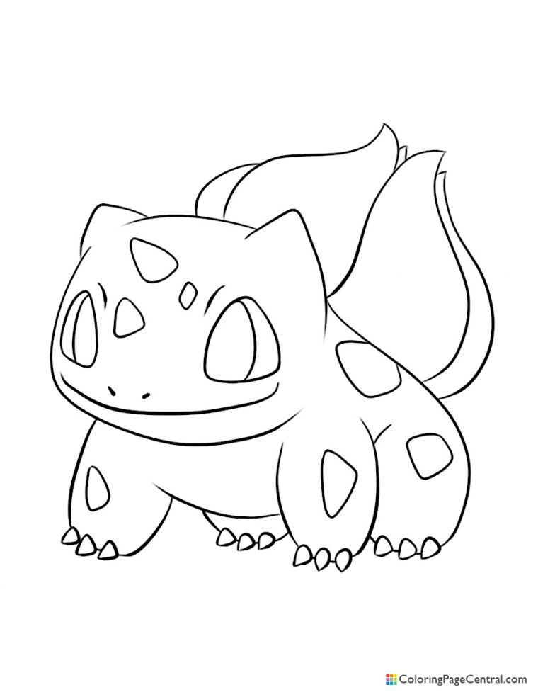 bulbasaur pokemon coloring pages