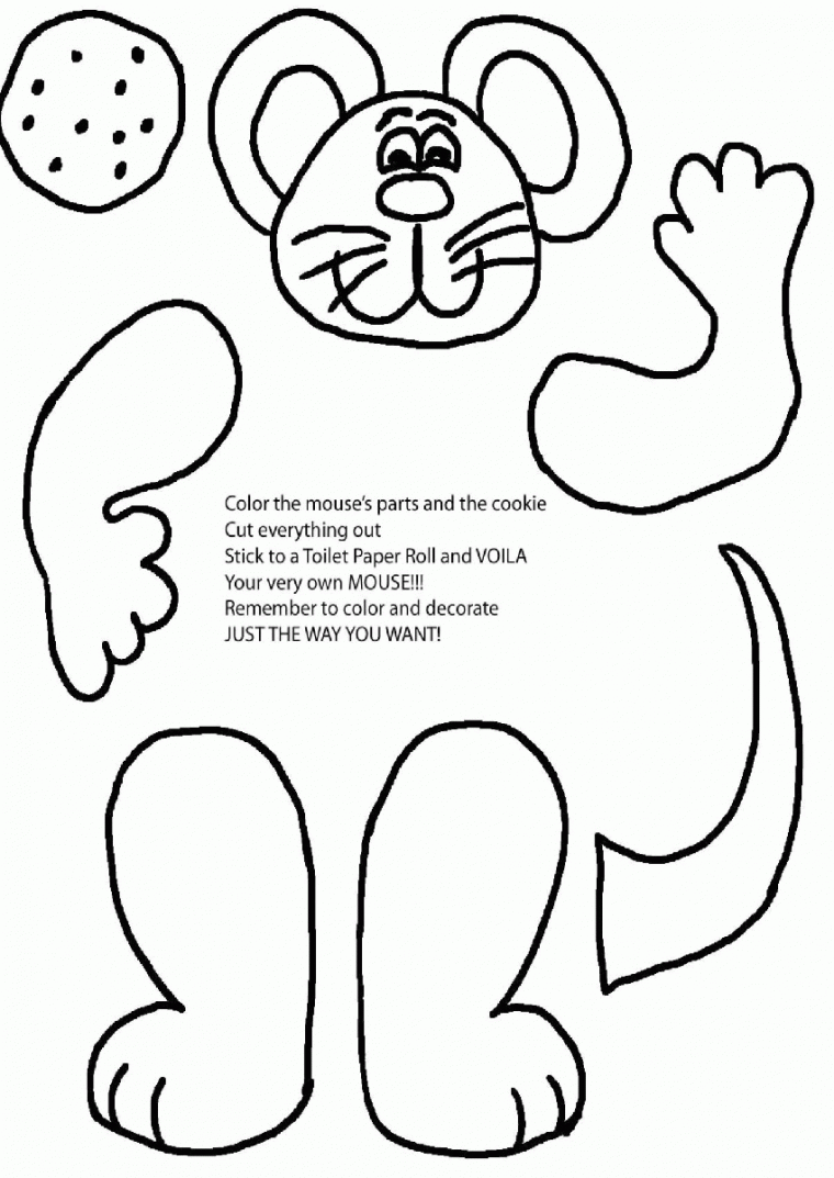 if you give a mouse a cookie coloring page
