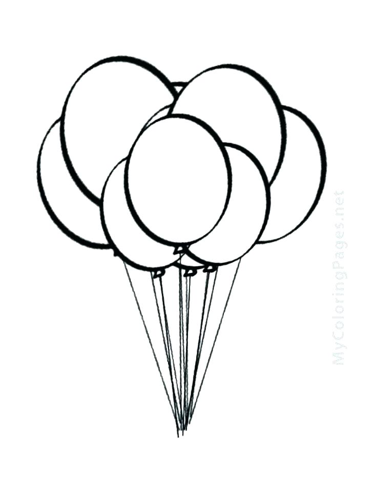 ballon coloring pages ballon coloring pages