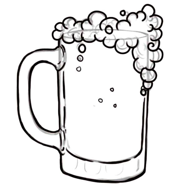 beer coloring page beer coloring page