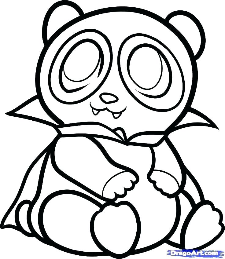 unicorn panda coloring page