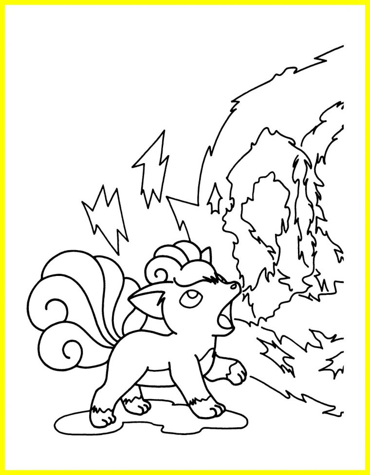 ninetales coloring pages ninetales coloring pages