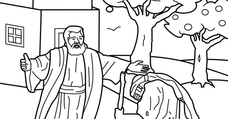 prodigal son coloring page printable