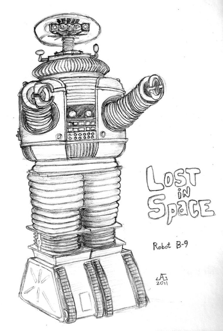 lost in space coloring pages