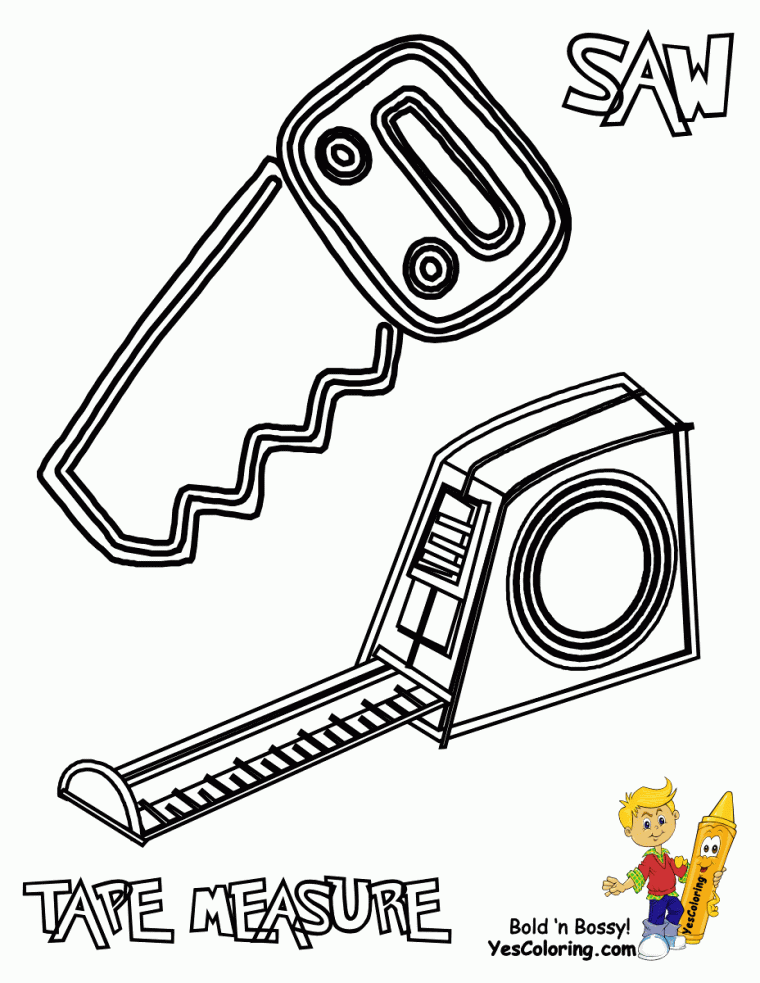 tool coloring pages