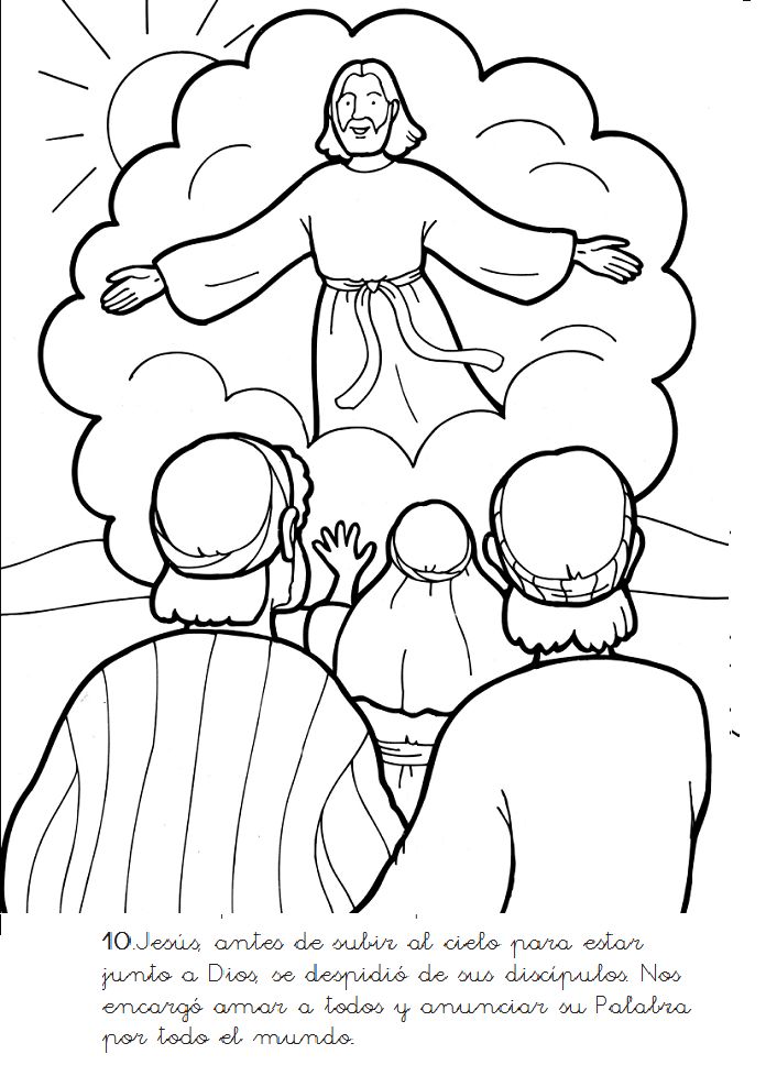 second coming coloring page