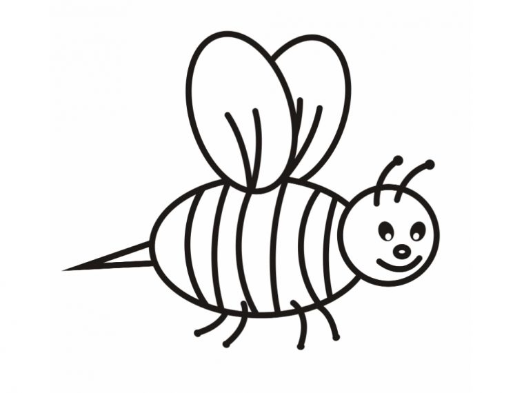 bumble bee coloring pages printable