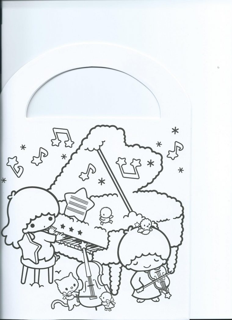 little twin stars coloring pages