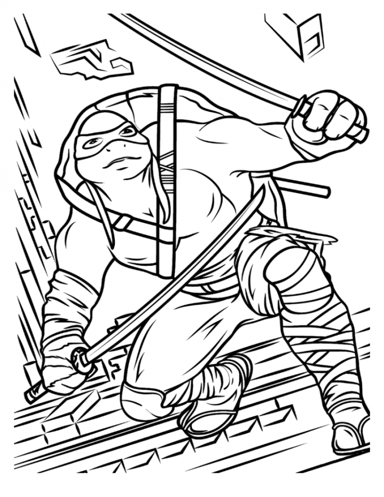 michelangelo coloring pages
