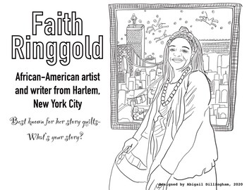 faith ringgold coloring pages