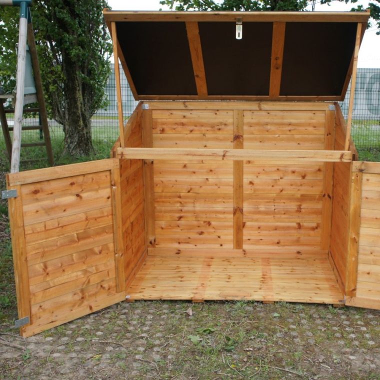 coffre de jardin bois