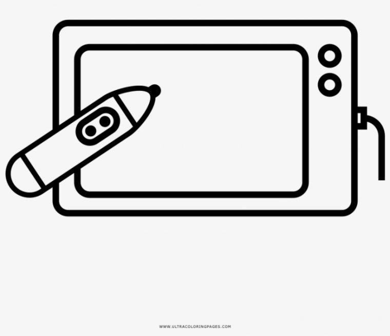tablet coloring page