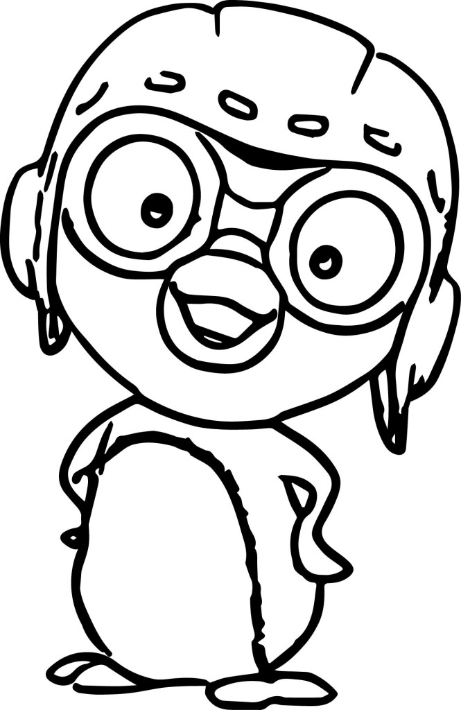 pororo coloring pages