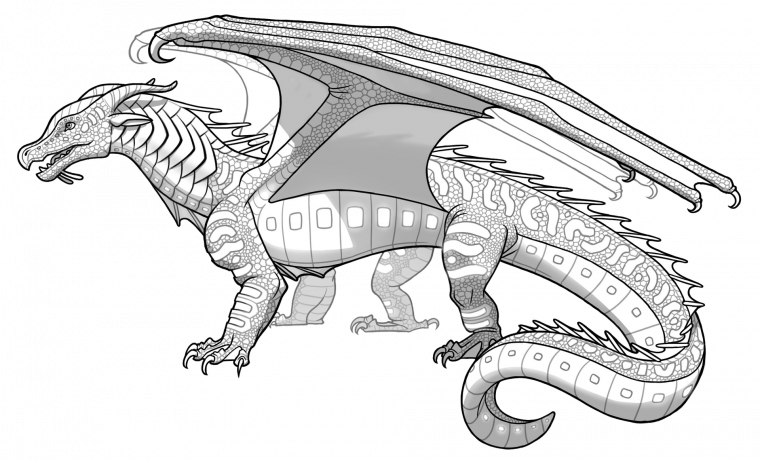 seawing coloring pages