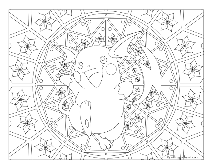 raichu pokemon coloring pages raichu pokemon coloring pages