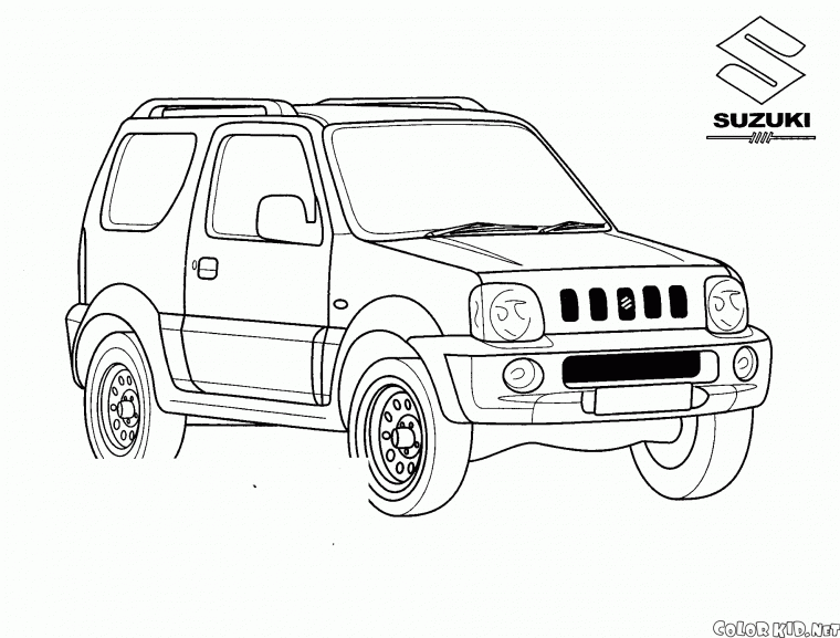 suv coloring pages