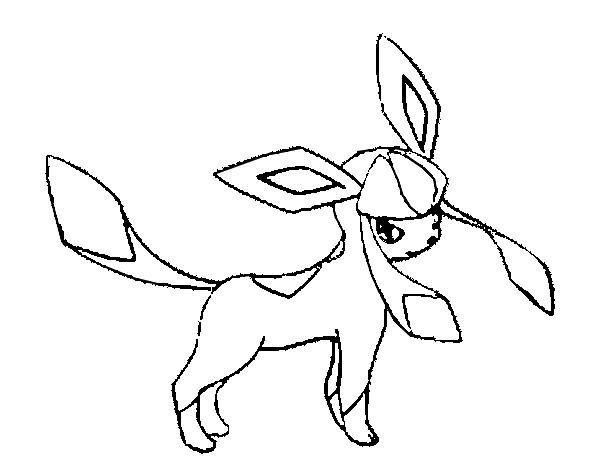 glaceon coloring pages glaceon coloring pages