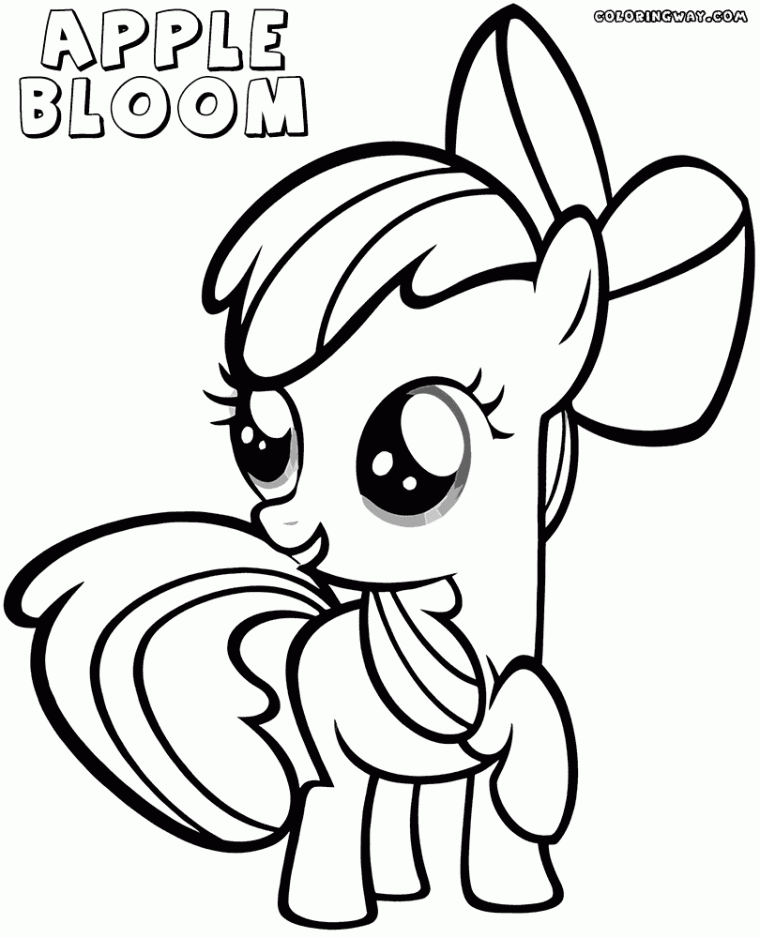 my little pony coloring pages apple bloom