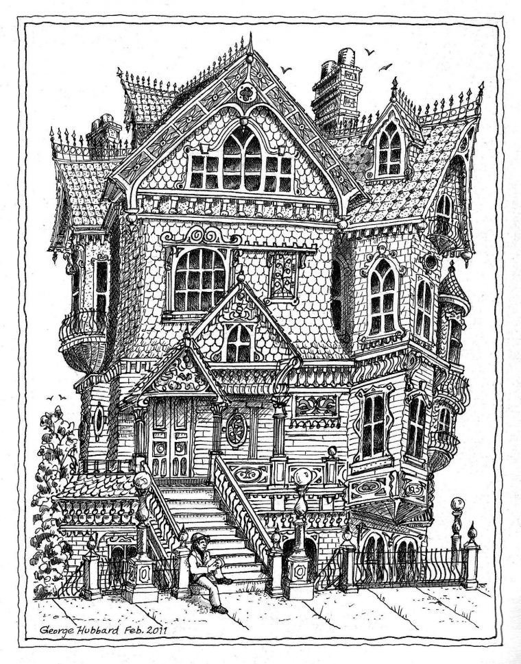 haunted houses coloring pages haunted houses coloring pages